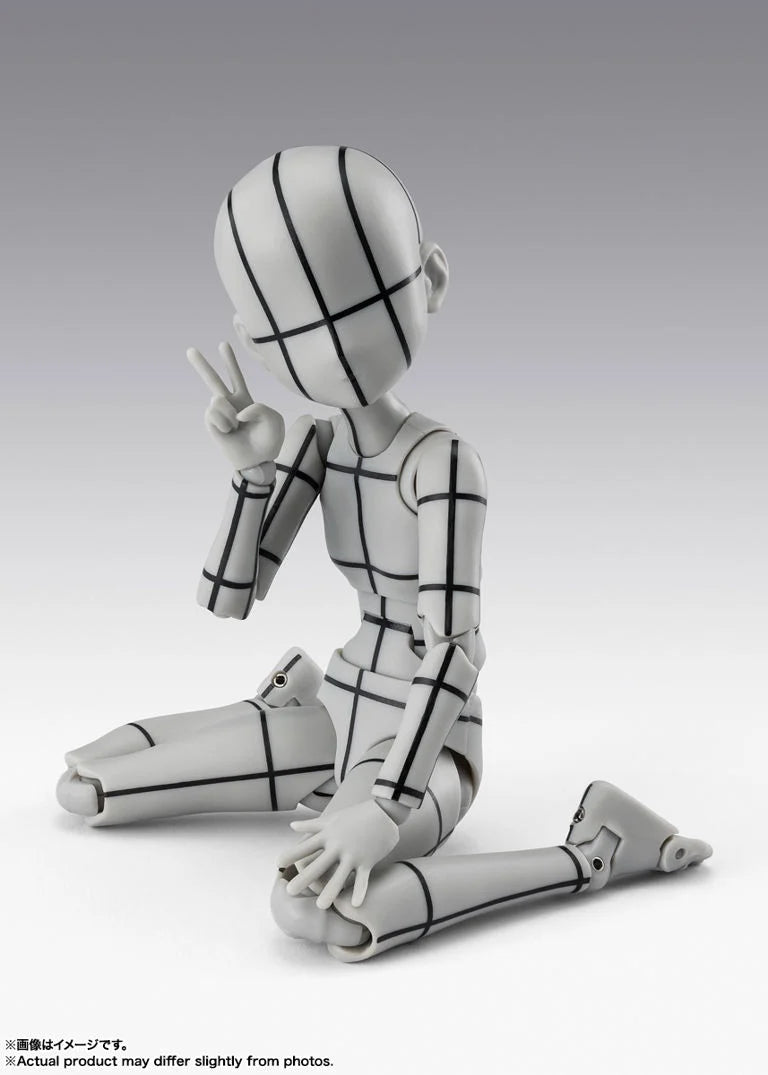 S.H.Figuarts Body-chan Ken Sugimori Edition (Wireframe Gray Color Ver.) Action Figure