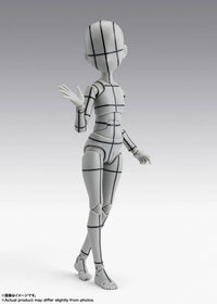 S.H.Figuarts Body-chan Ken Sugimori Edition (Wireframe Gray Color Ver.) Action Figure
