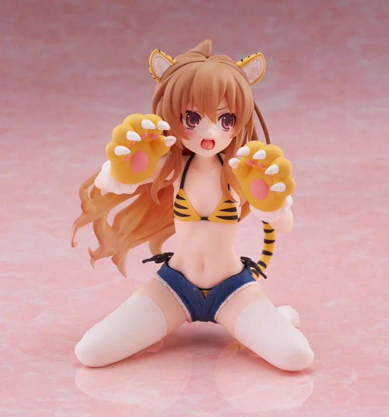 Toradora! Desktop Cute Taiga Aisaka (Tiger Costume Swimwear Ver.) Figure
