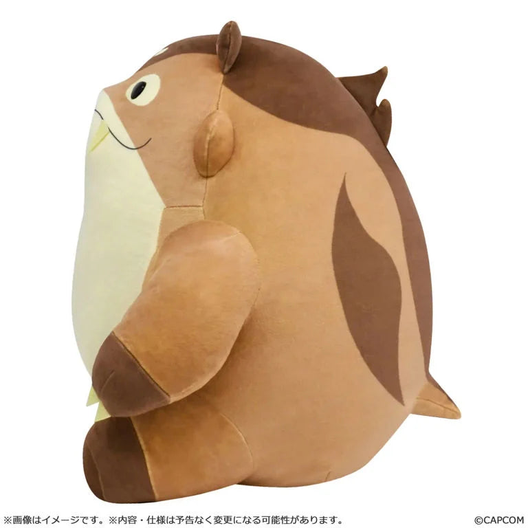 Monster Hunter Wilds Wudwud Barrel B Mochi-Cuddly Plush