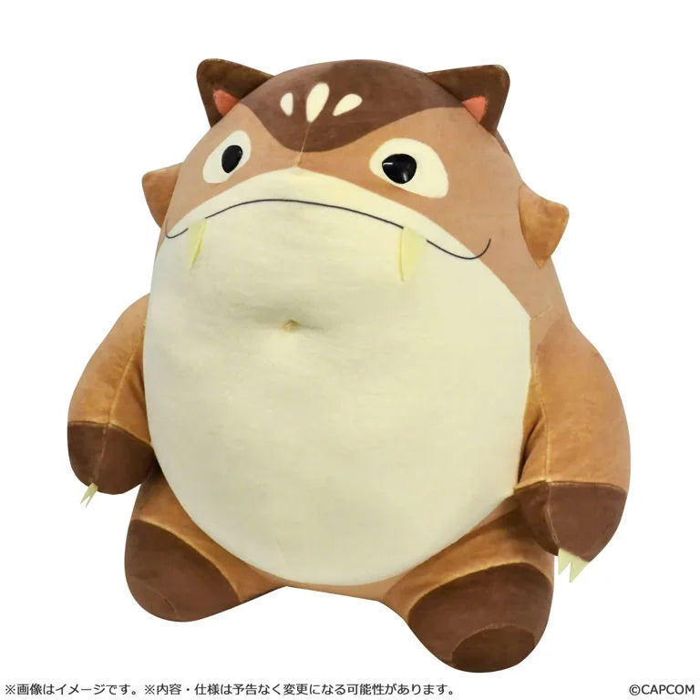 Monster Hunter Wilds Wudwud Barrel B Mochi-Cuddly Plush