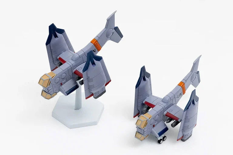 Rebuild of Evangelion SYUTO Tiny Scale UNAF Close Air Support VTOL Aircraft YAGR-3B 1/350 Scale Model Kit