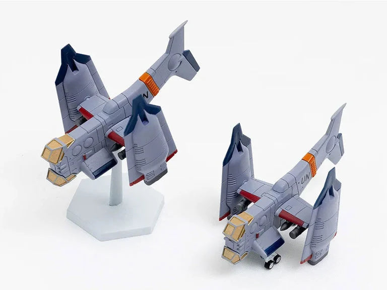 Rebuild of Evangelion SYUTO Tiny Scale UNAF Close Air Support VTOL Aircraft YAGR-3B 1/350 Scale Model Kit