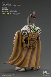 Warhammer The Horus Heresy White Scars Legion Vigilator with Nemesis Rifle and Bolt Pistol 1/18 Scale Action Figure