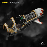 Warhammer The Horus Heresy White Scars Legion Shamshir Jetbike with Kontos Power Lance 1/18 Scale Vehicle