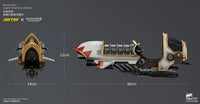 Warhammer The Horus Heresy White Scars Legion Shamshir Jetbike with Kontos Power Lance 1/18 Scale Vehicle