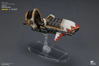 Warhammer The Horus Heresy White Scars Legion Shamshir Jetbike with Kontos Power Lance 1/18 Scale Vehicle