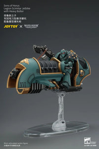 Warhammer The Horus Heresy Sons of Horus Legion Scimitar Jetbike with Heavy Bolter 1/18 Scale Vehicle