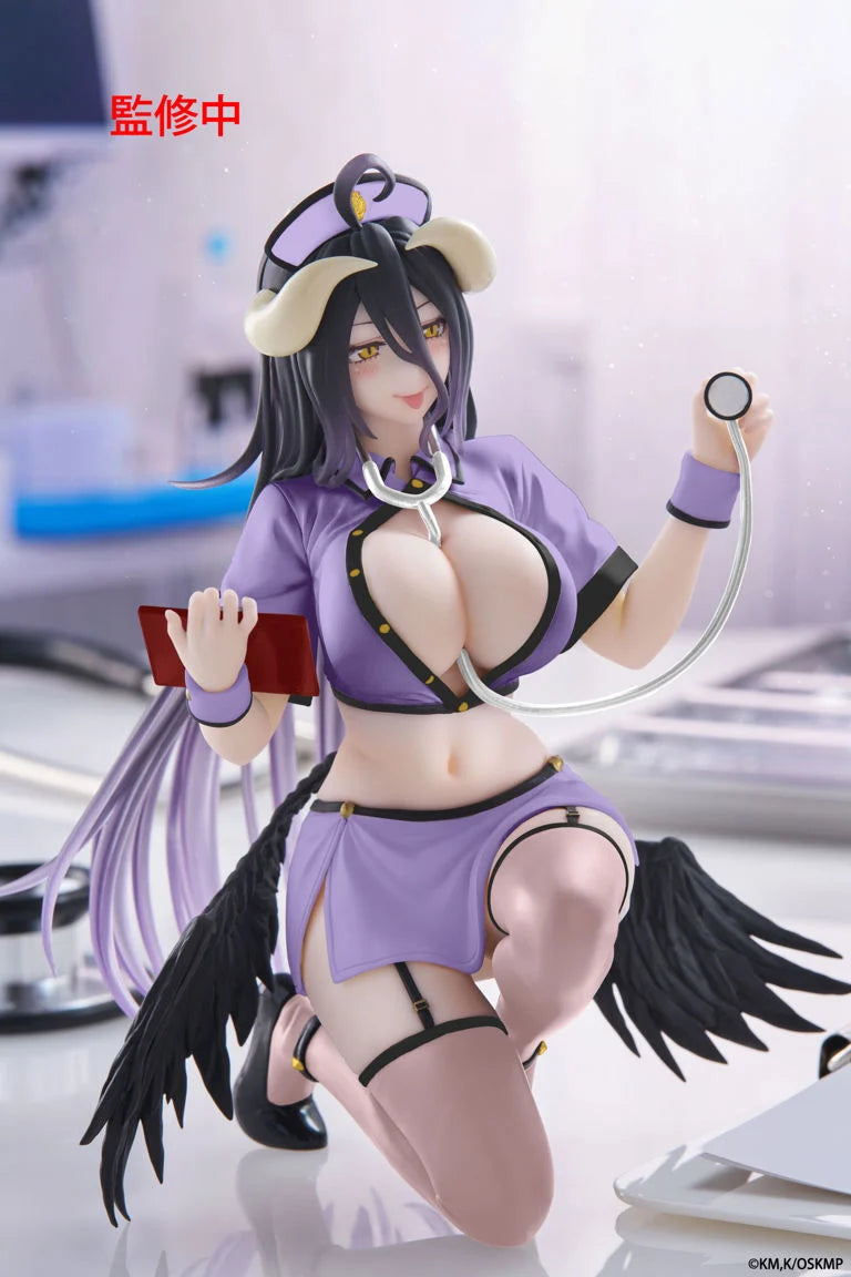 Overlord Desktop Cute Albedo (Nurse Ver.) Figure (Renewal)