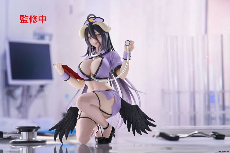 Overlord Desktop Cute Albedo (Nurse Ver.) Figure (Renewal)