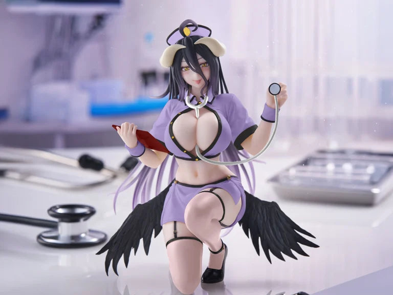 Overlord Desktop Cute Albedo (Nurse Ver.) Figure (Renewal)