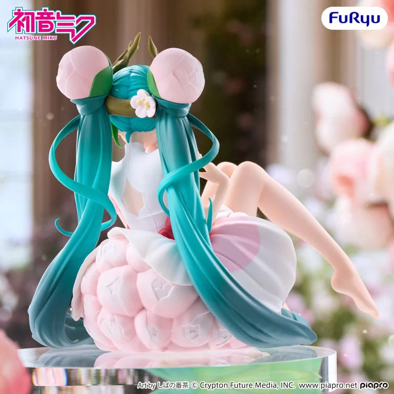 Vocaloid Hatsune Miku (Flower Fairy White Plum Blossom) Noodle Stopper Figure