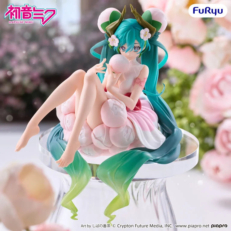 Vocaloid Hatsune Miku (Flower Fairy White Plum Blossom) Noodle Stopper Figure