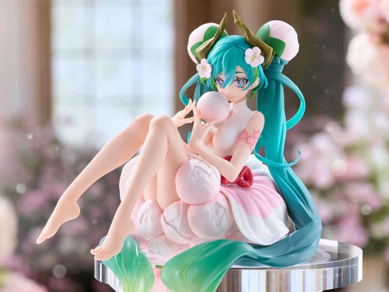 Vocaloid Hatsune Miku (Flower Fairy White Plum Blossom) Noodle Stopper Figure