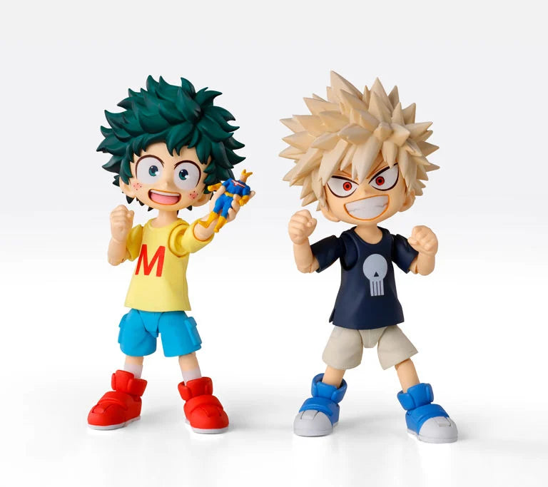 My Hero Academia S.H.Figuarts Izuku Midoriya & Katsuki Bakugo (Childhood Set) Action Figure Set
