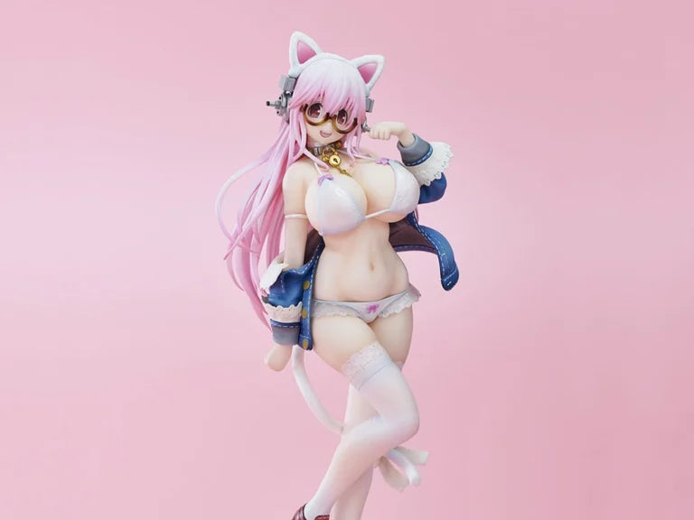 Nitroplus Super Sonico (White Cat Ver.) Figure