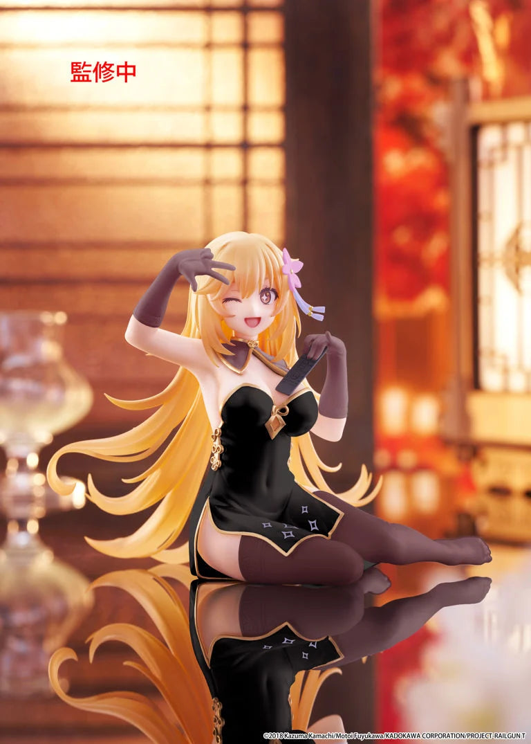 A Certain Scientific Railgun T Desktop Cute Misaki Shokuho (Chinese Dress Ver.) Figure (Renewal)