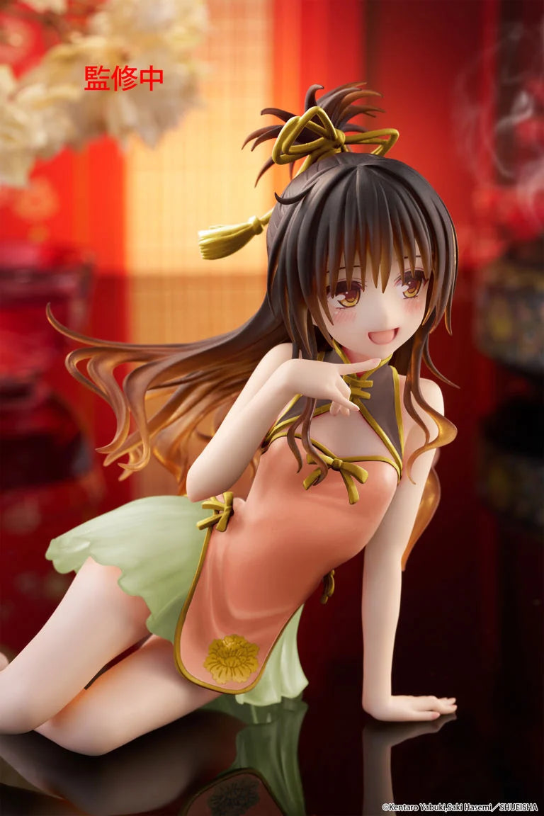 To Love-Ru Darkness Desktop Cute Mikan Yuki (Chinese Dress Ver.) Figure (Renewal)