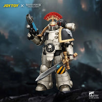 Warhammer The Horus Heresy Iron Warriors MkII Tactical Sergeant with Power Sword, Bolt Pistol and Plasma Pistol 1/18 Scale Action Figure