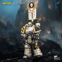 Warhammer The Horus Heresy Iron Warriors MkII Legionary 1 with Vexilla, Bolter and Bolt Pistol 1/18 Scale Action Figure