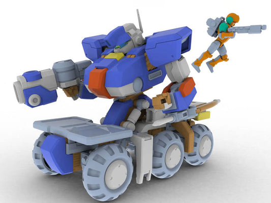 Wolf Fang Kuuga 2001 Type 04 Shinryu 1/35 Scale Model Kit