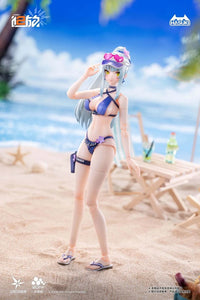 Girls' Frontline 2 Exilium Pocket Art Series Klukai (Cerulean Breaker Ver.) (Deluxe Ver.) 1/12 Scale Action Figure