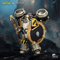 Warhammer The Horus Heresy Iron Warriors MkII Assault Sergeant with Disintegrator Pistol, Power Maul & Combat Shield 1/18 Scale Action Figure