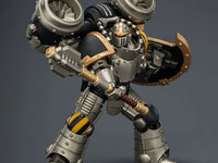 Warhammer The Horus Heresy Iron Warriors MkII Assault Sergeant with Disintegrator Pistol, Power Maul & Combat Shield 1/18 Scale Action Figure