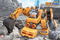 Meow! Woof! Secret Service Cute Pet Assembling Mecha Series Demolisher RH-052 Husky Model Kit