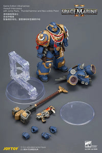 Warhammer 40K Space Marine 2 Ultramarines Assault Intercessor (Game Edition) 1/18 Scale Action Figure