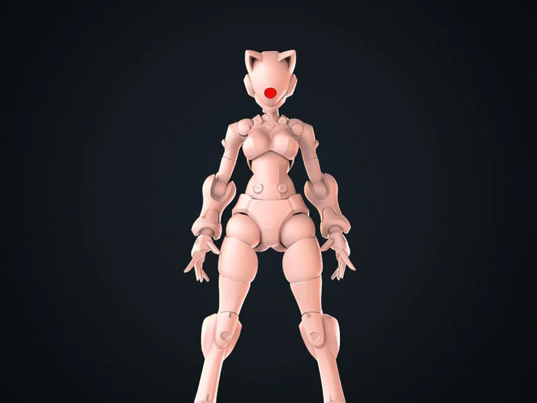 3 Min Project Xenodash (Peach Ver.) 1/18 Scale Model Kit