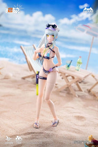Girls' Frontline 2 Exilium Pocket Art Series Klukai (Cerulean Breaker Ver.) (Deluxe Ver.) 1/12 Scale Action Figure