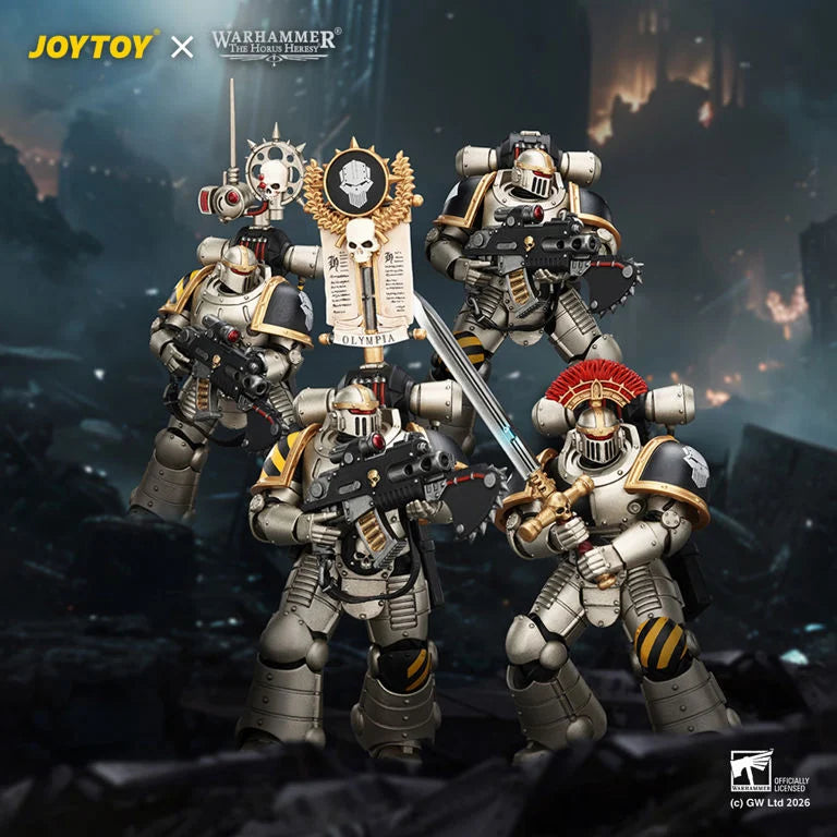Warhammer The Horus Heresy Iron Warriors MkII Legionary 2 with Bolter and Bolt Pistol 1/18 Scale Action Figure