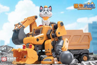 Meow! Woof! Secret Service Cute Pet Assembling Mecha Series Demolisher RH-052 Husky Model Kit
