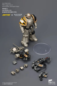 Warhammer The Horus Heresy Iron Warriors MkII Legionary 2 with Bolter and Bolt Pistol 1/18 Scale Action Figure