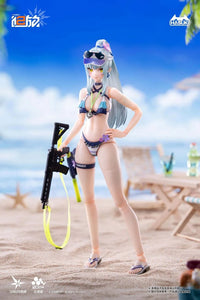 Girls' Frontline 2 Exilium Pocket Art Series Klukai (Cerulean Breaker Ver.) (Deluxe Ver.) 1/12 Scale Action Figure