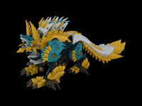 Zoids x Monster Hunter Synergenex Wild Liger Zinogre Model Kit