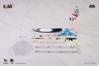 Girls' Frontline 2 Exilium Pocket Art Series Klukai (Cerulean Breaker Ver.) (Standard Ver.) 1/12 Scale Action Figure