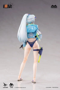 Girls' Frontline 2 Exilium Pocket Art Series Klukai (Cerulean Breaker Ver.) (Standard Ver.) 1/12 Scale Action Figure