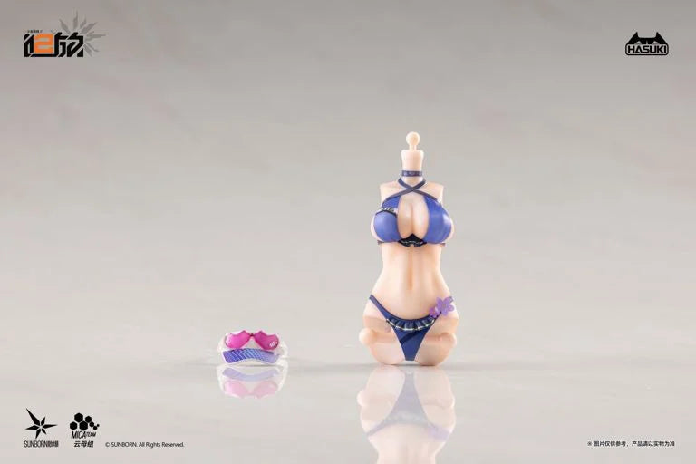 Girls' Frontline 2 Exilium Pocket Art Series Klukai (Cerulean Breaker Ver.) (Deluxe Ver.) 1/12 Scale Action Figure