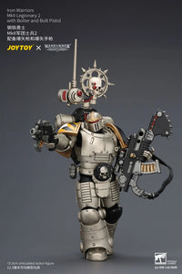 Warhammer The Horus Heresy Iron Warriors MkII Legionary 2 with Bolter and Bolt Pistol 1/18 Scale Action Figure