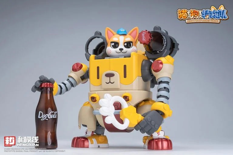 Meow! Woof! Secret Service Cute Pet Assembling Mecha Series Active KJ-052 Colaji Model Kit