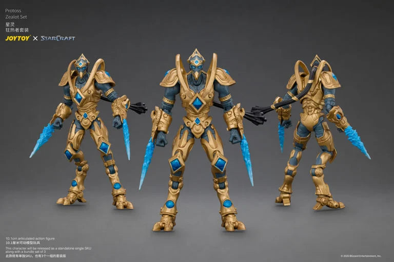 StarCraft Protoss Zealot 1/25 Scale Action Figure Set