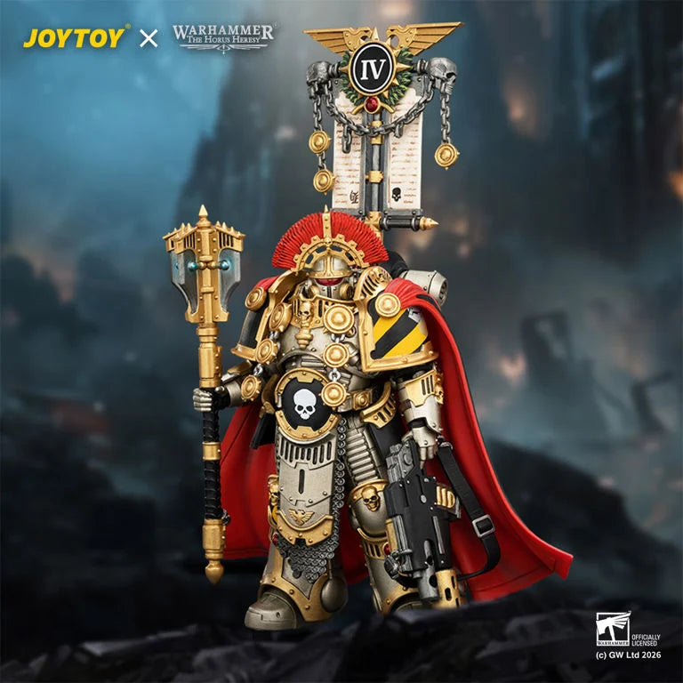 Warhammer The Horus Heresy Iron Warriors Centurion with Heavy Power Maul and Combi-Melta 1/18 Scale Action Figure