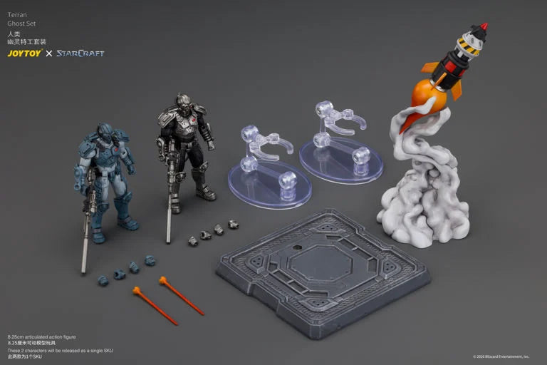 StarCraft Terran Ghost 1/25 Scale Action Figure Set