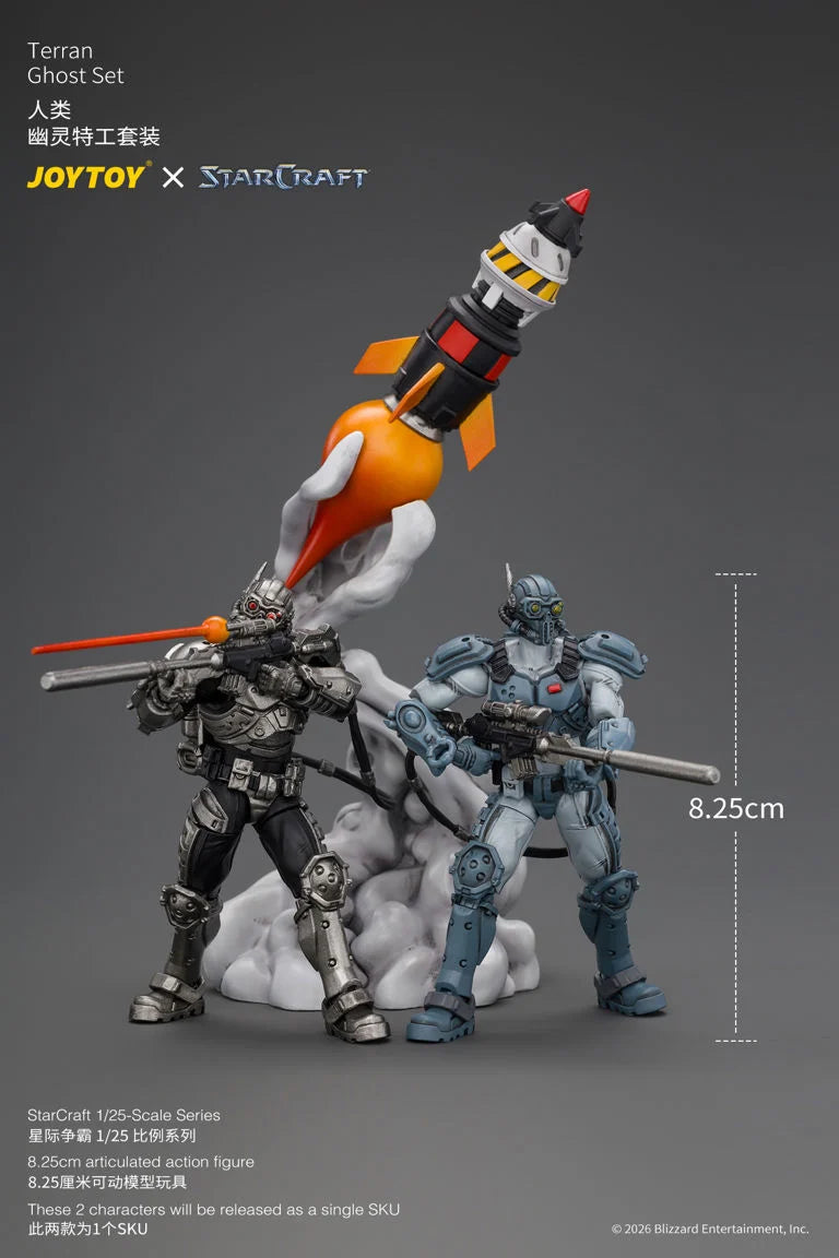 StarCraft Terran Ghost 1/25 Scale Action Figure Set