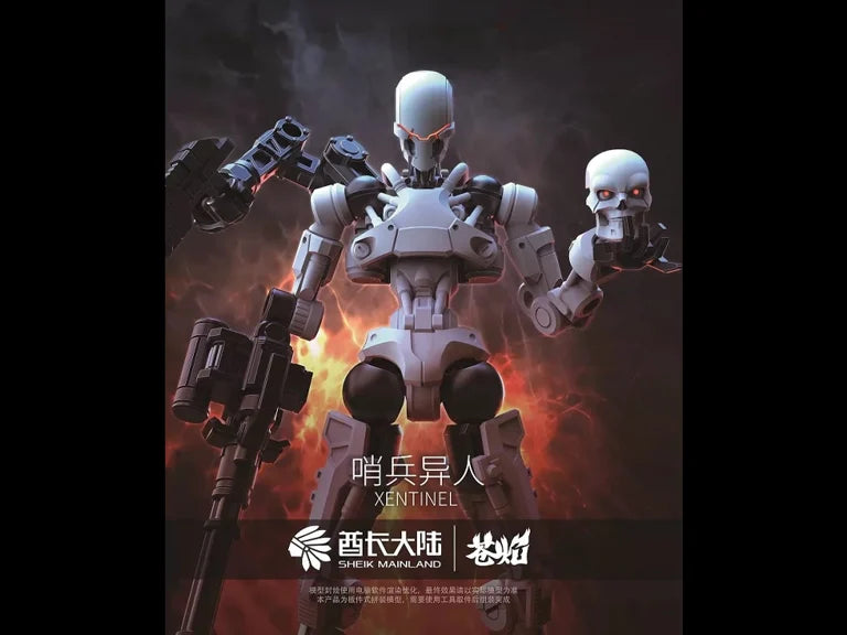3 Min Project Xentinel (White Ver.) 1/18 Scale Model Kit