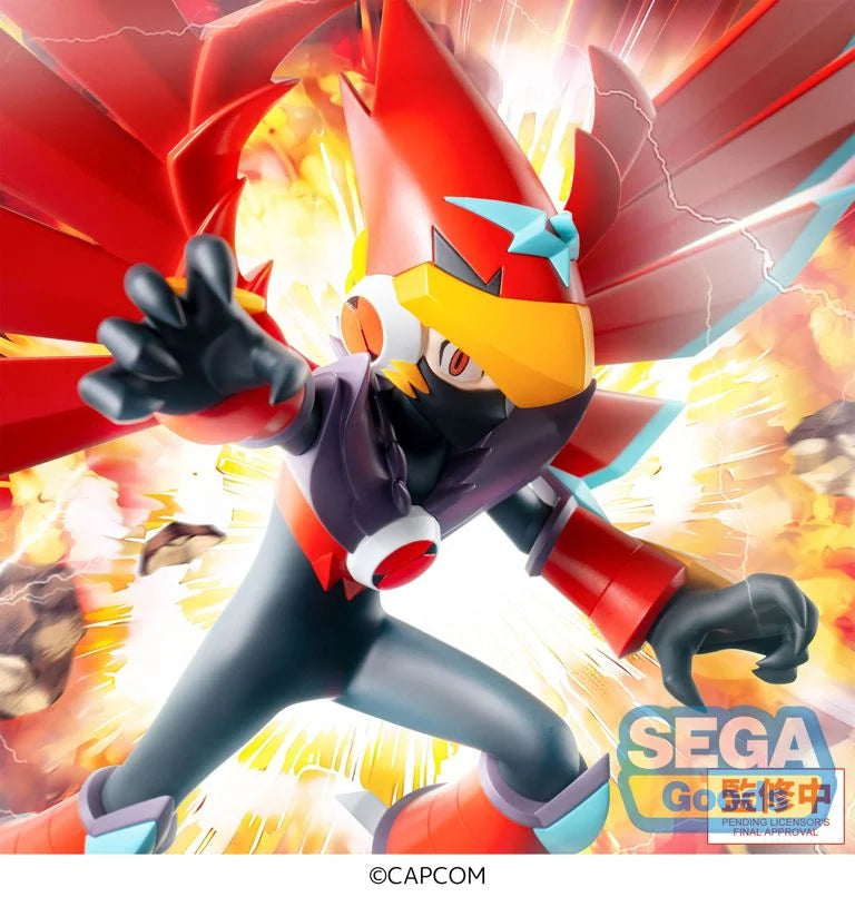 Mega Man Battle Network Luminasta Mega Man Falzar Beast Figure