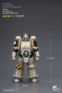 Warhammer The Horus Heresy Iron Warriors MkII Legionary 3 with Bolter and Bolt Pistol 1/18 Scale Action Figure