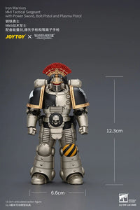 Warhammer The Horus Heresy Iron Warriors MkII Tactical Sergeant with Power Sword, Bolt Pistol and Plasma Pistol 1/18 Scale Action Figure